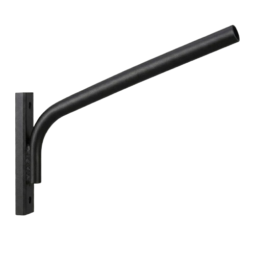 Brazo metálico de iluminación para poste